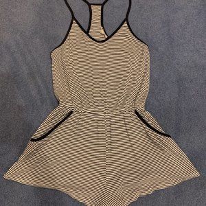 Soft, cute, striped romper